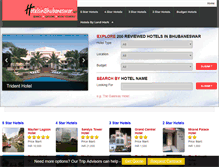 Tablet Screenshot of hotelsinbhubaneswar.net